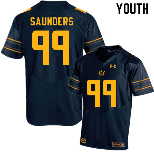 Youth #99 Ethan Saunders Cal Bears College Football Jerseys Sale-Navy - Click Image to Close